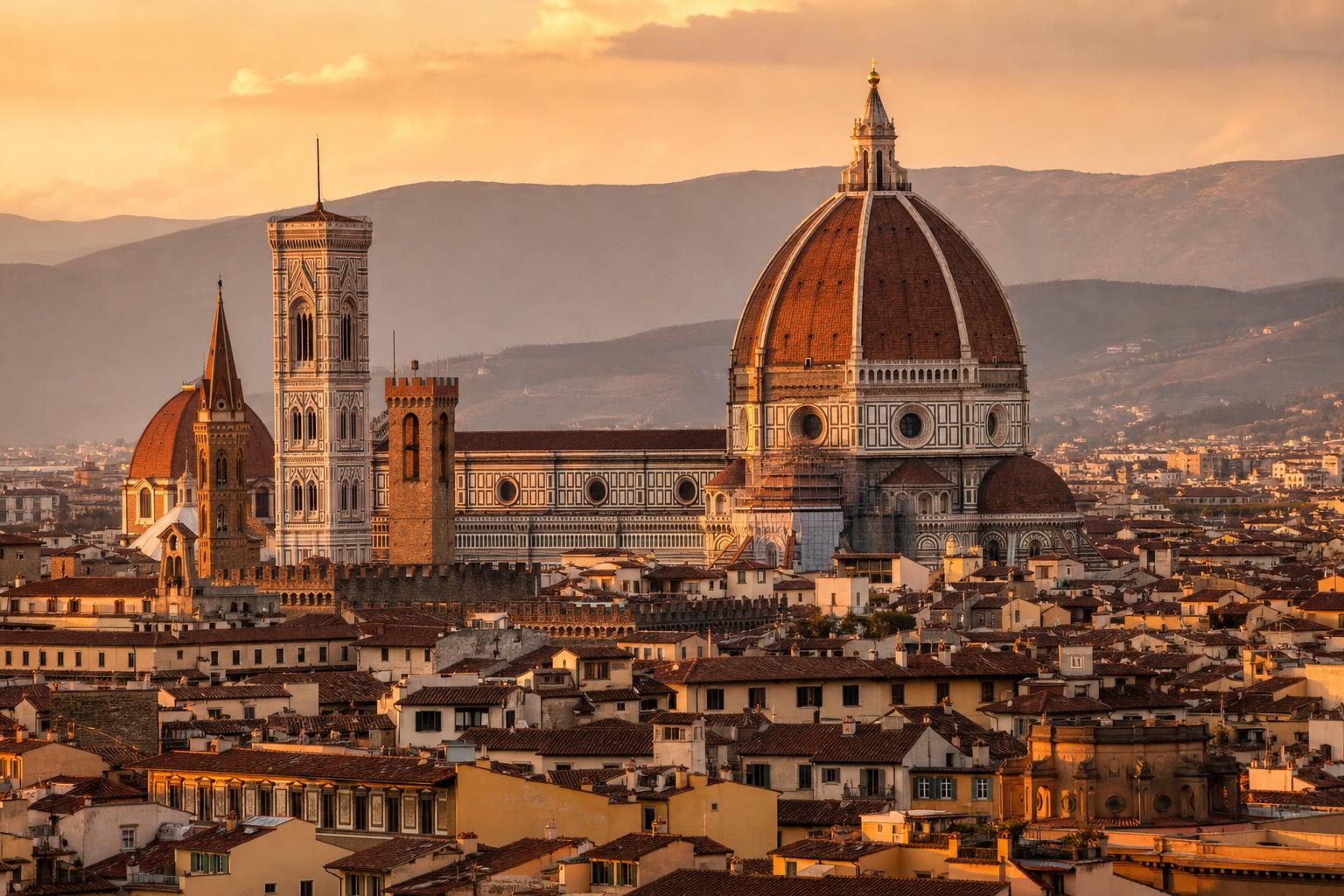 Florence skyline with the Cathedral of Santa Maria del Fiore